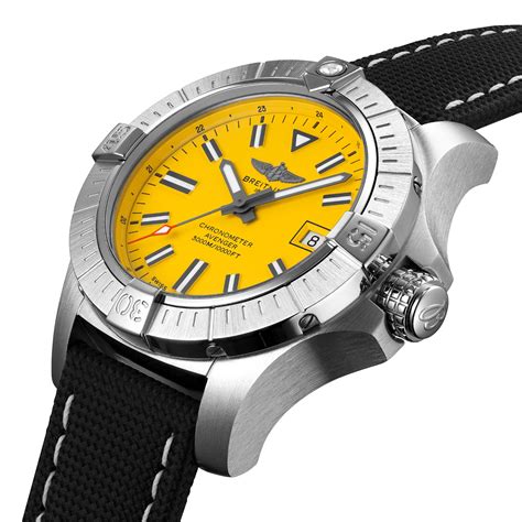 breitling avenger seawolf leather strap|breitling avenger seawolf review.